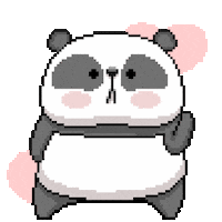 pink panda GIF