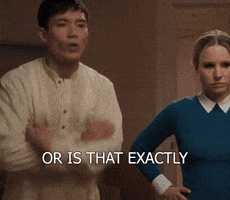 Think The Good Place GIF