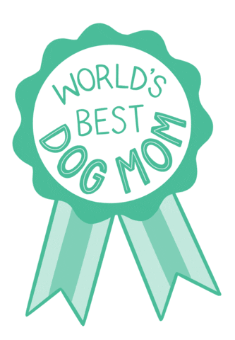 BarkBright dog mothers day award happy mothers day Sticker