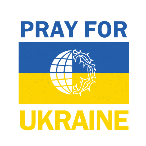 Prayforukraine Sticker by VOM Australia