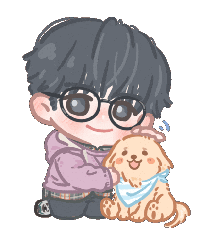 Dog Edan Sticker
