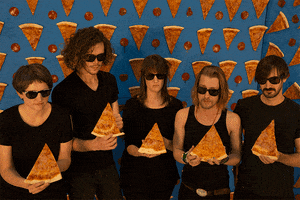 music video pizza GIF