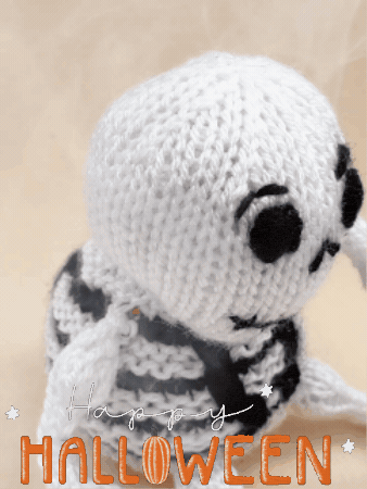 Trick Or Treat Skull GIF by TeaCosyFolk