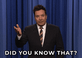 Didyouknowthat GIF by The Tonight Show Starring Jimmy Fallon
