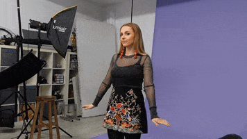 Posing Behind The Scenes GIF by HannahWitton