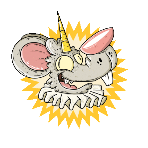 Rat King Star Sticker by Mike Bennett Art