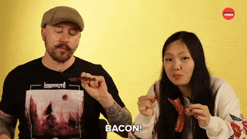 Bacon Eating GIF by BuzzFeed