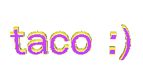 hungry taco Sticker