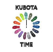 Time Flies Sticker by Kubota