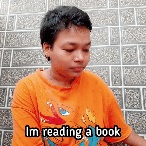 Book Reading GIF