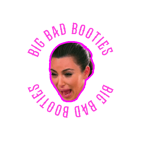 Kim Kardashian Sticker by Christy Senay