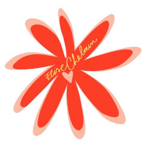 Heart Pink Sticker by Elise Chalmin