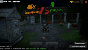 Bowman VS  Zombies GIF