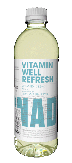 Lemonade Refresh Sticker by Vitamin Well AB