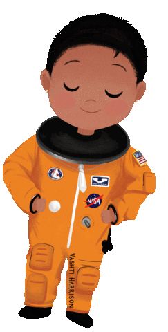 Happy Outer Space Sticker by Little, Brown Books for Young Readers
