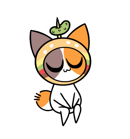 Cat Vibing Sticker by BuzzFeed Animation