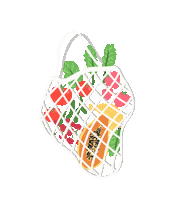 AlishaCreate banana strawberry fruits zerowaste Sticker