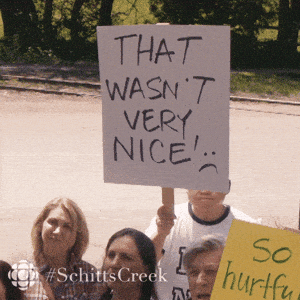 Giphy - Mean Schitts Creek GIF by CBC