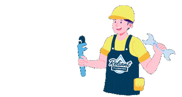 Animation Plumber Sticker by Reliant Plumbing