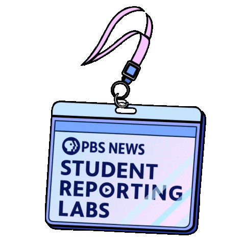 PBS News Student Reporting Labs Sticker