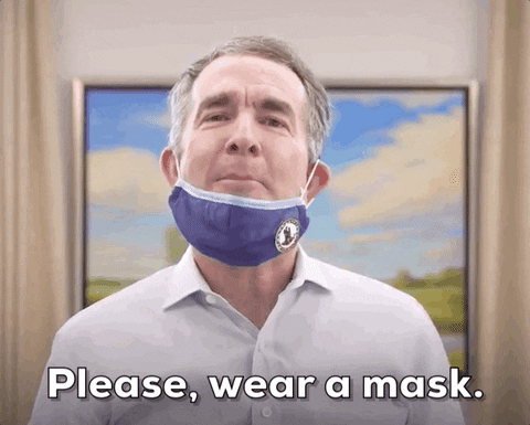 Ralph Northam Face Mask GIF by GIPHY News - Find & Share on GIPHY