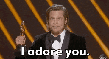 I Adore You Brad Pitt GIF by The Academy Awards