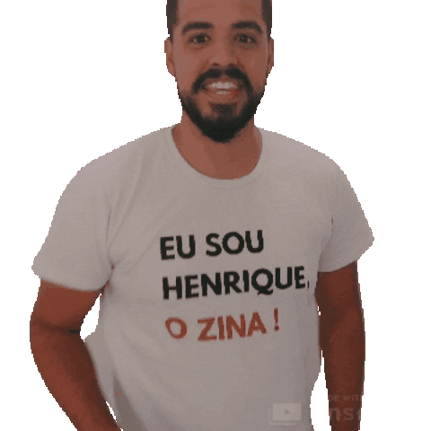 Eu sou Henrique, o Zina! Sticker