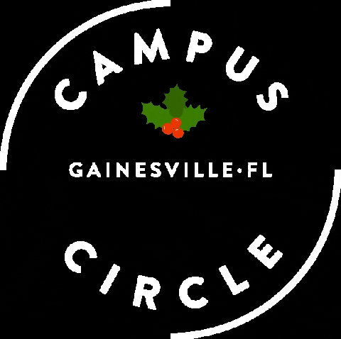 campuscirclegainesville christmas merrychristmas uf holly GIF