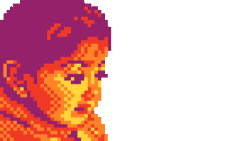 Pixel Blanca Sticker