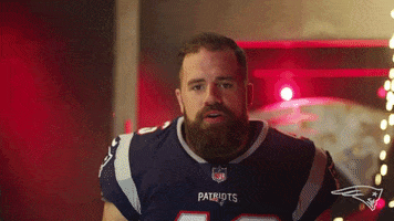 Flexing James Develin GIF by New England Patriots