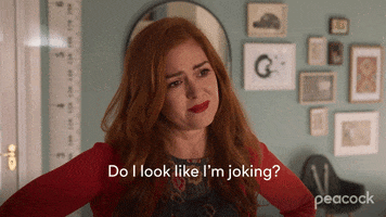 Serious Isla Fisher GIF by PeacockTV