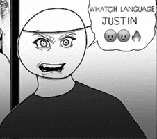 Justin Shut Up GIF