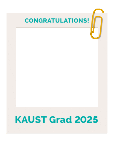 Commencement Classof2025 Sticker by King Abdullah University of Science and Technology (KAUST)