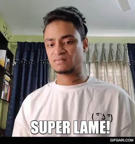 Not Cool Bangladeshi GIF by GifGari