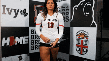 Game Face GIF by Brown Volleyball