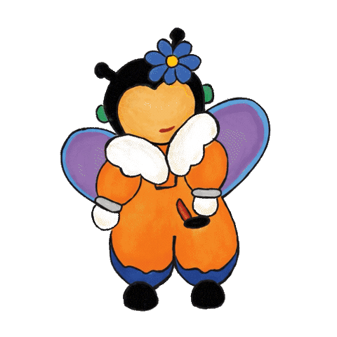 Pajarito Abejita Sticker by Perfumeria Fetiche