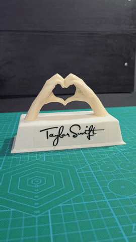 Taylor Swift 3D Print GIF by Lozury Tech