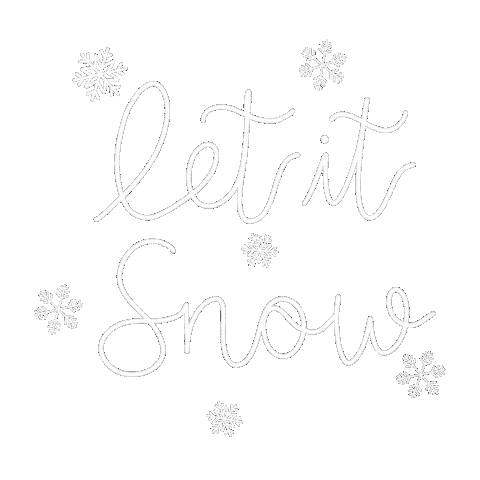 Let It Snow Sticker