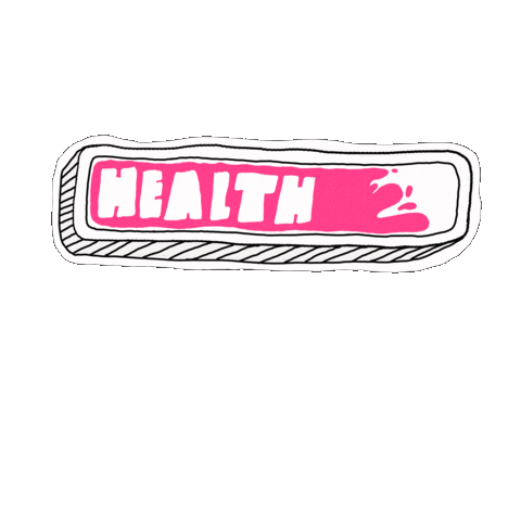 Video Games Health Sticker