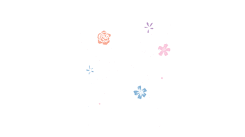 Fairy Wings Flowers Sticker by Linney