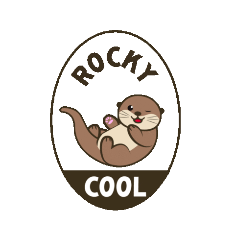 Otter Sticker by RockyPop