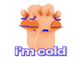 Winter Feet Sticker