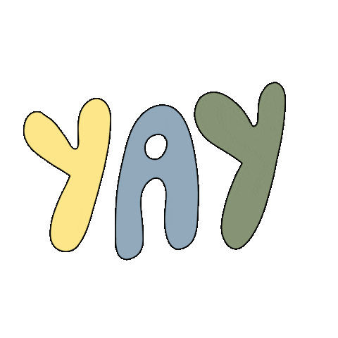 Excited Cheer Sticker