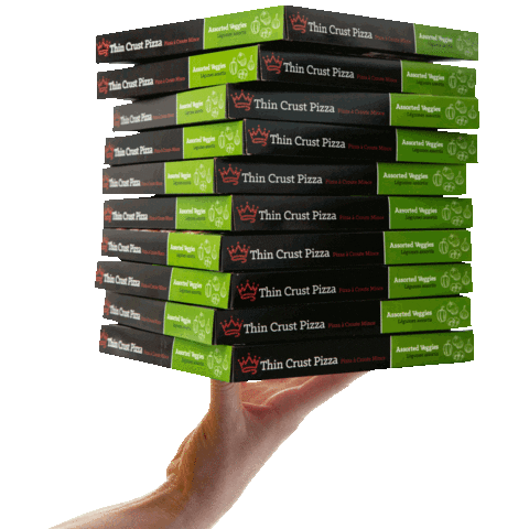 King David Frozen Pizza Sticker