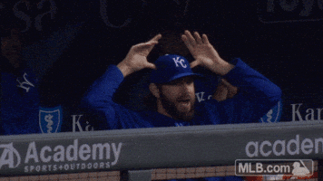 Kansas City Royals Ears GIF by MLB