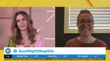 gnsleepsite sleep expert good night sleep site alanna mcginn tv segment GIF