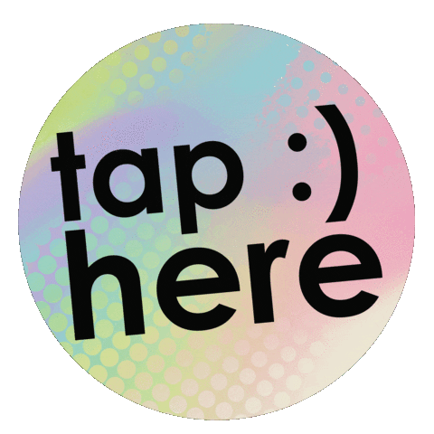 Happy Rainbow Sticker by Vanessa Galeano