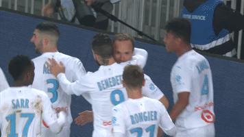 Valere Germain Hug GIF by Olympique de Marseille