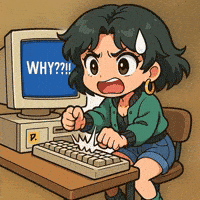 Frustrated Chibi GIF by Persona