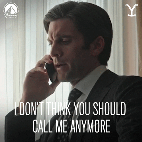 Dont Call Me Paramount Network GIF by Yellowstone - Find & Share on GIPHY